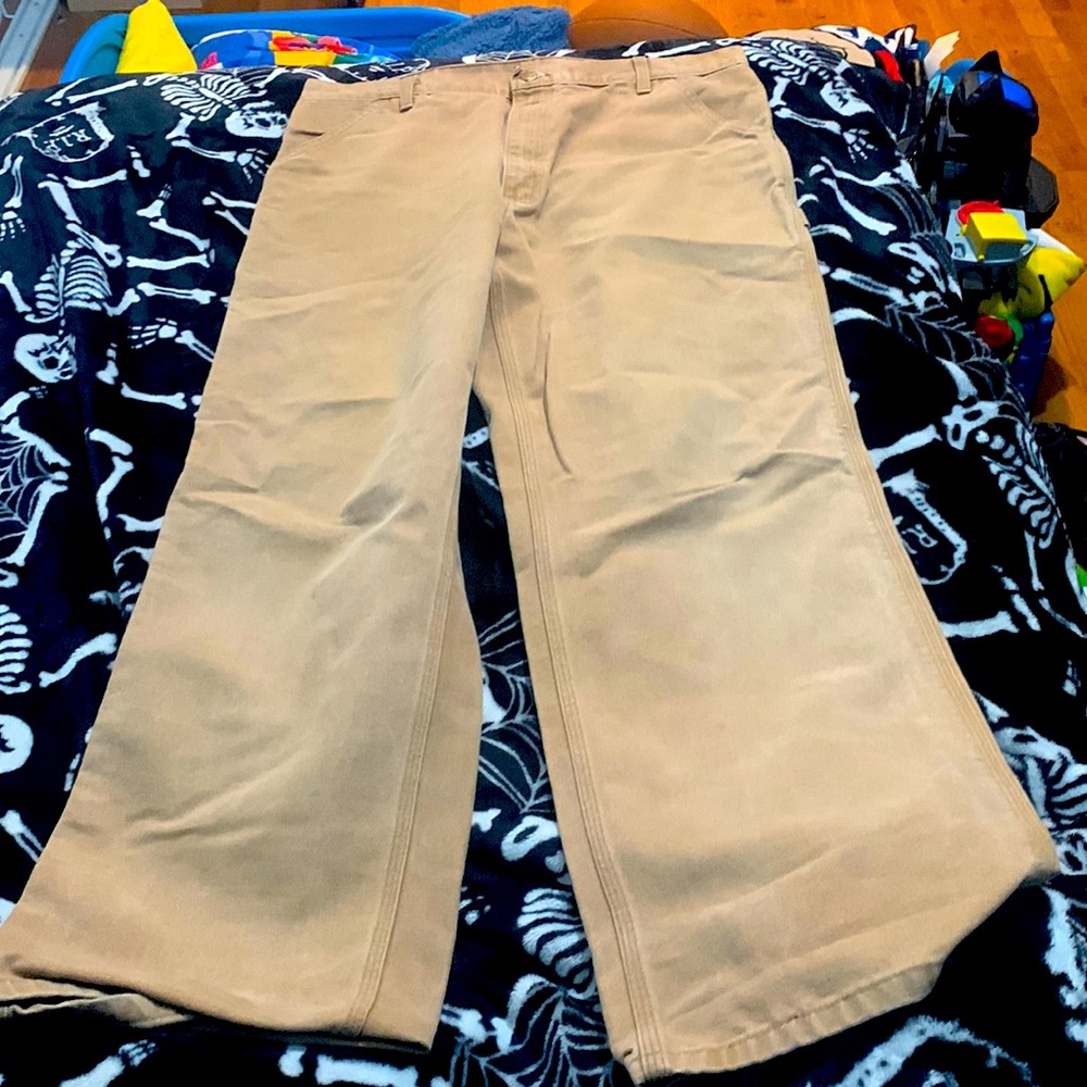 Tan Carhartt Jeans Men